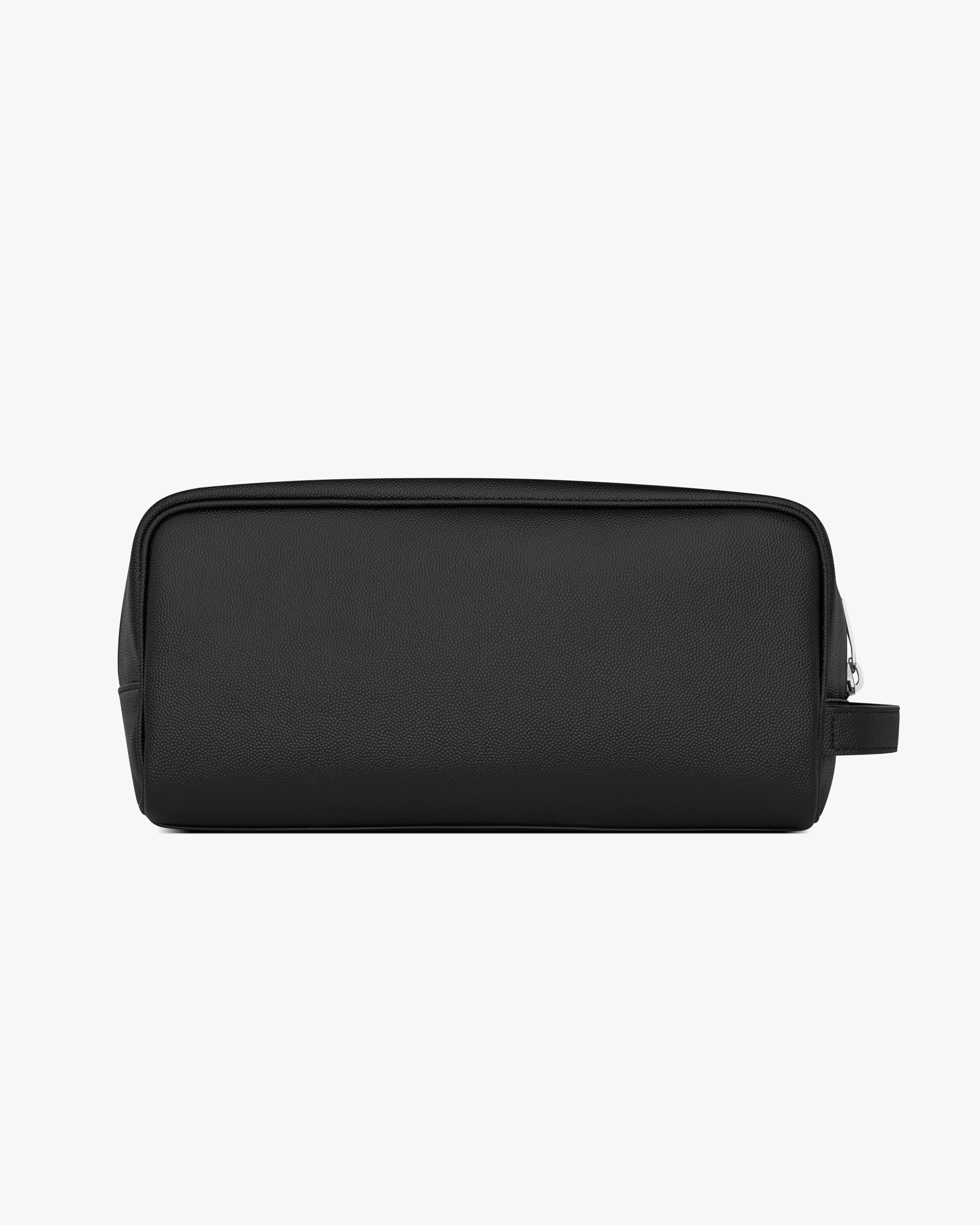 Косметичка SAINT LAURENT PARIS из кожи grain de poudre, черный — фото 2