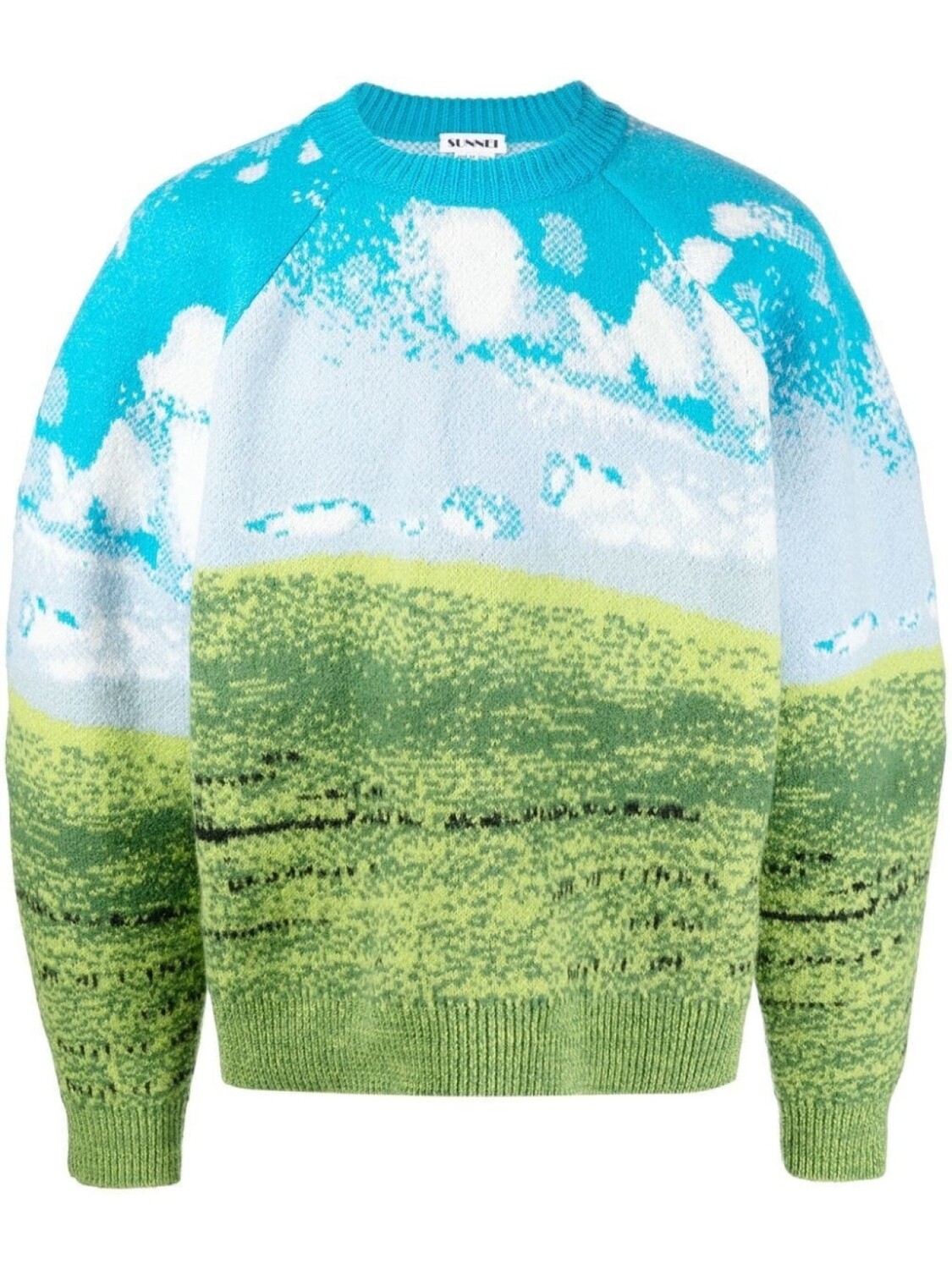 

Sunnei джемпер Bliss из вирджинской шерсти, синий