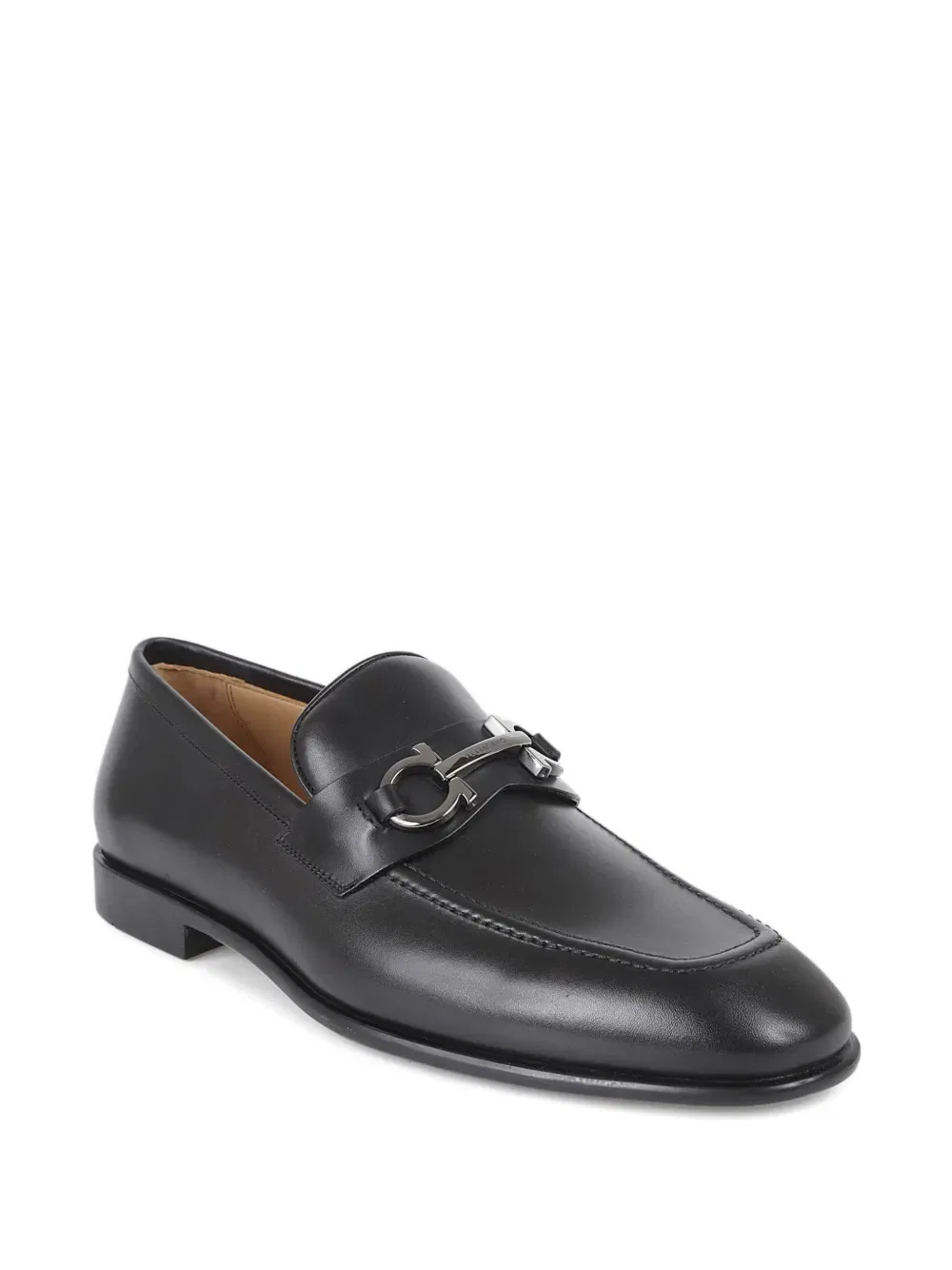 Лоферы Gancio bit Ferragamo, черный — фото 2