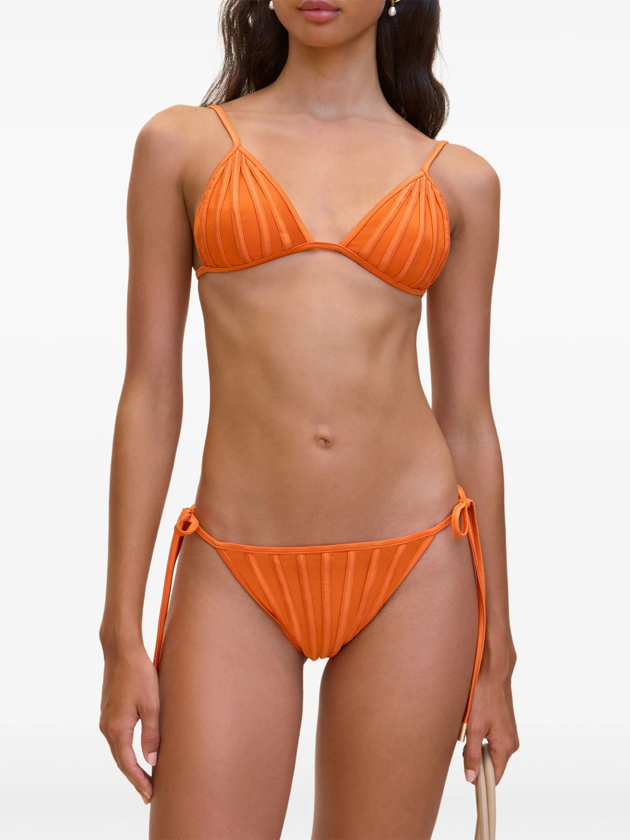 

Плавки бикини со складками Cult Gaia, оранжевый
