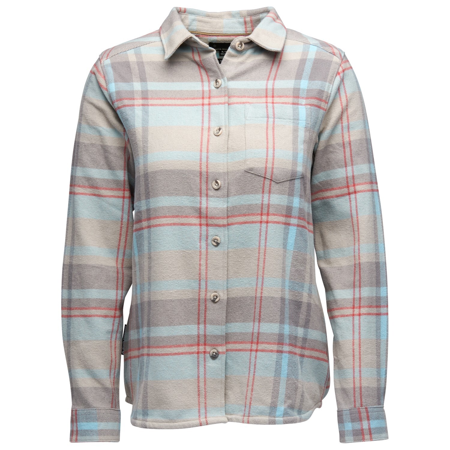 

Рубашка Black Diamond Project Flannel, цвет Pewter/Belay Blue Plaid