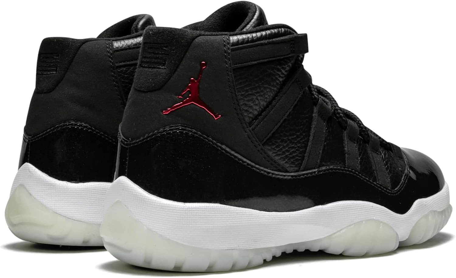 Детские кроссовки Jordan Air 12 Retro Bg French Black/Red Nike, белый/черный/красный — фото 3