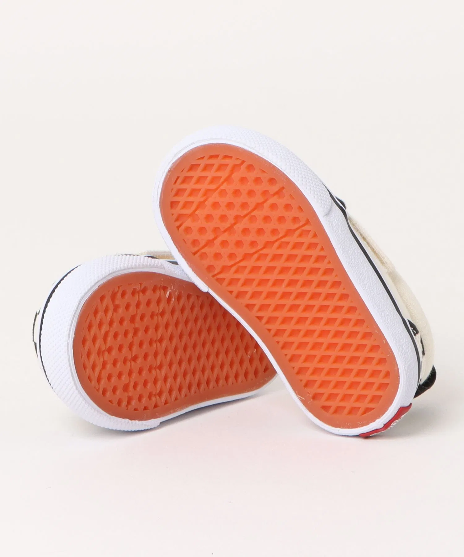 Детские кроссовки слипоны VANS SLIP ON для малышей чёрные в клетку — фото 3