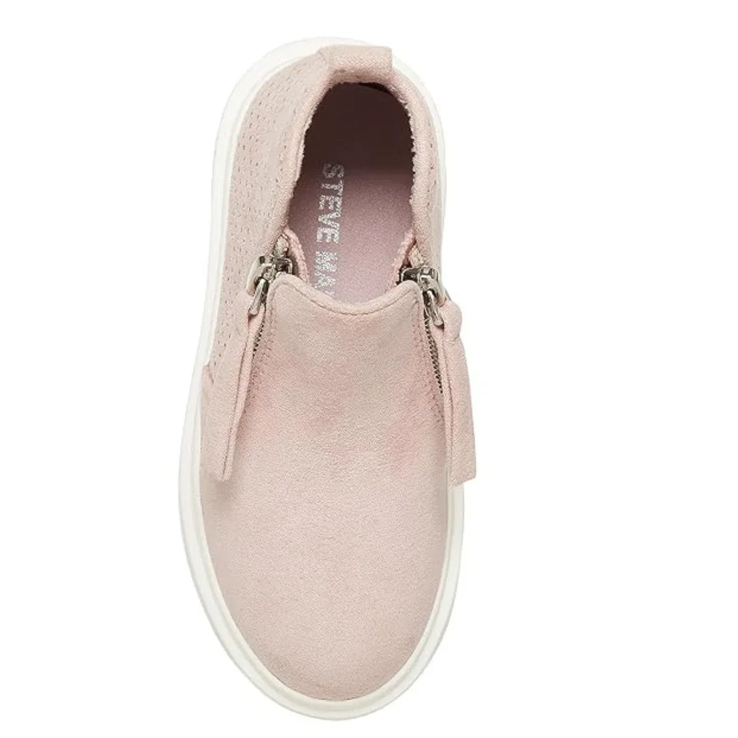 Детские кроссовки Steve Madden Hummon, розовые, с закругленным носком и платформой HTAT413 — фото 2