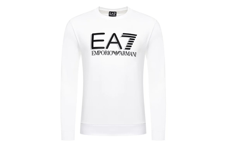 

Белая толстовка EA7 для мужчин EMPORIO ARMANI, белый
