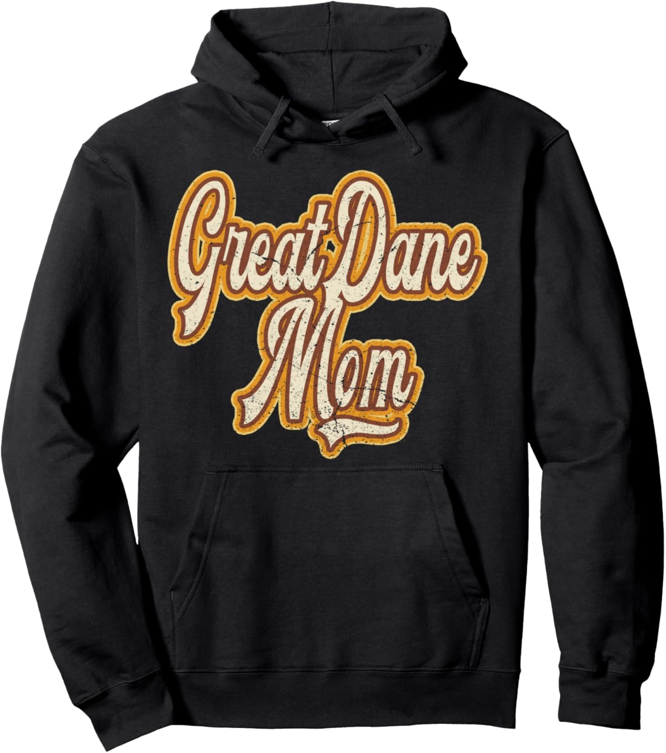

Худи в стиле ретро для мамы немецкого дога Great Dane Gifts - Beesteez Shirts, черный