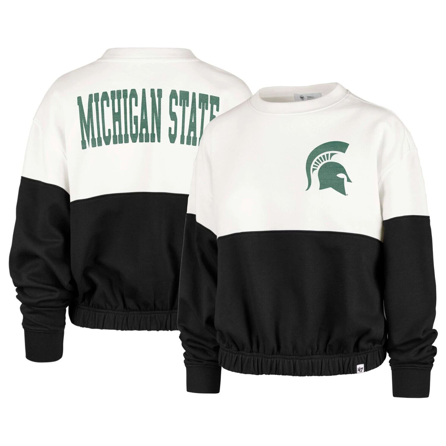 

Женский пуловер '47 White Michigan State Spartans Take Two Bonita