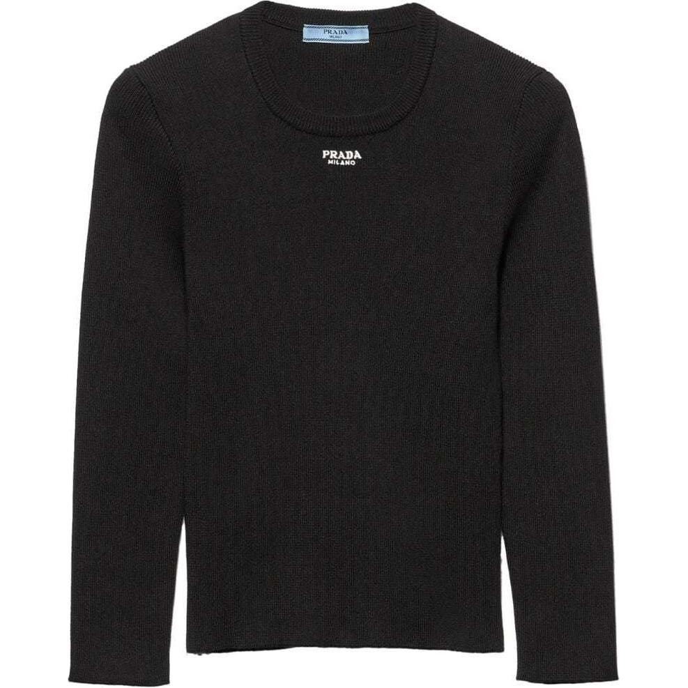 

Трикотаж женский черный Prada