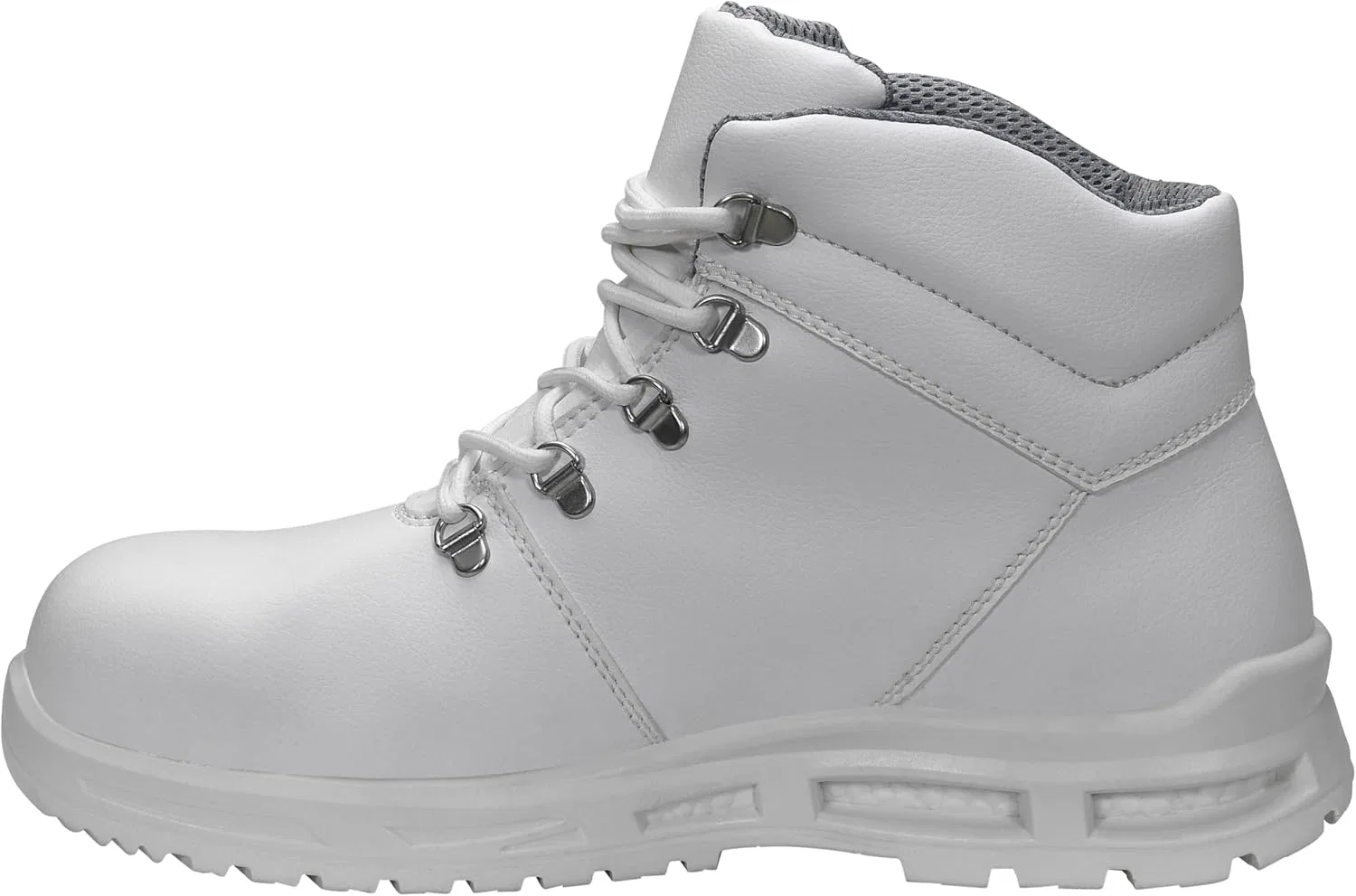 Защитные ботинки ELTEN Brandon XXTM White Mid ESD S3S, женские и мужские, текстильные, с композитным защитным носком (легче стального), легкие, классические — фото 3