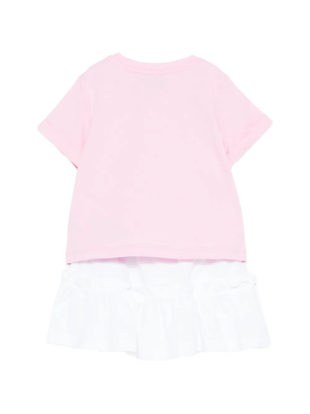 Комплект с юбкой и принтом "Тедди" Moschino Kids, розовый — фото 2