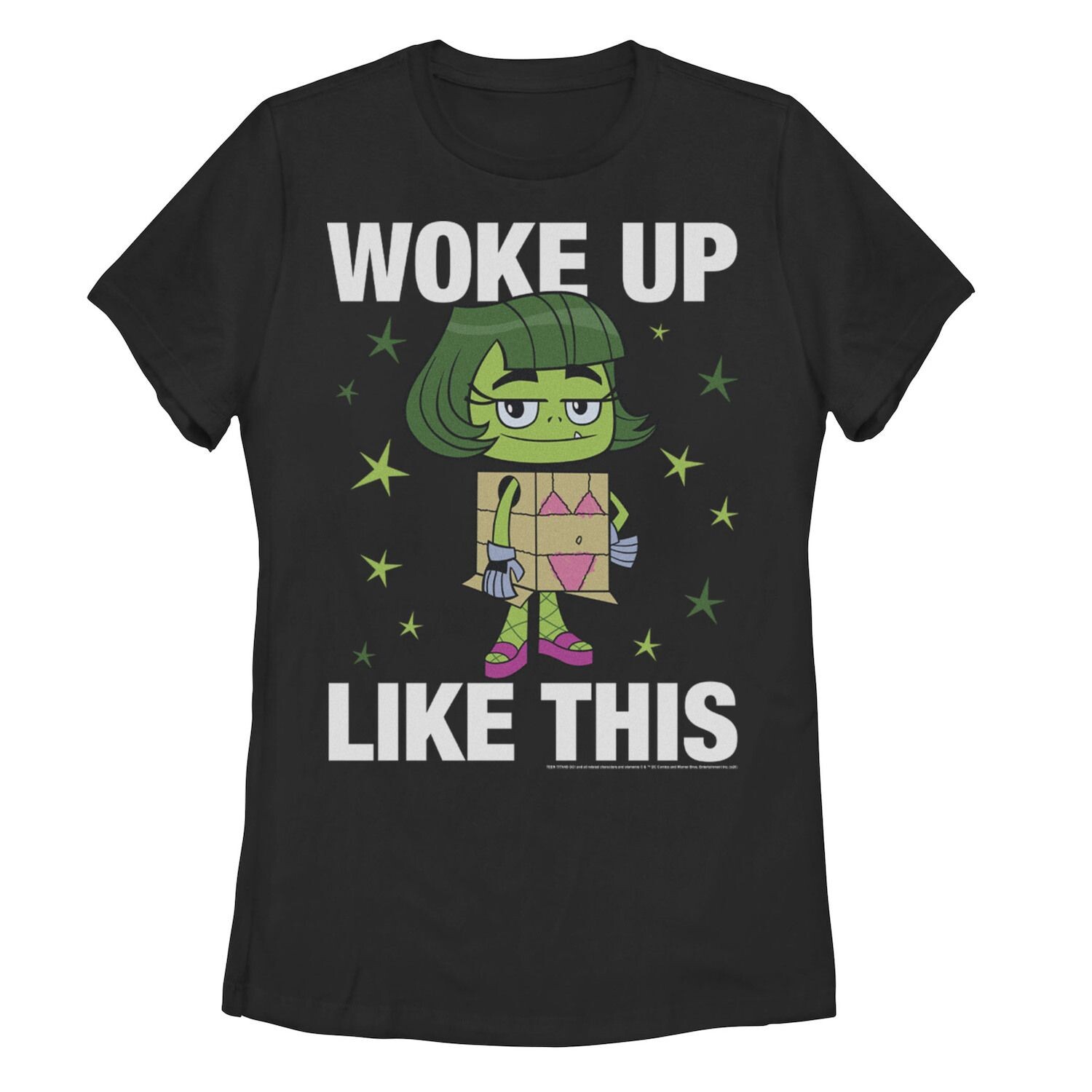 

Юниорские комиксы DC «Юные титаны, вперед!» Футболка с рисунком Beast Boy "Woke Up Like This" Licensed Character