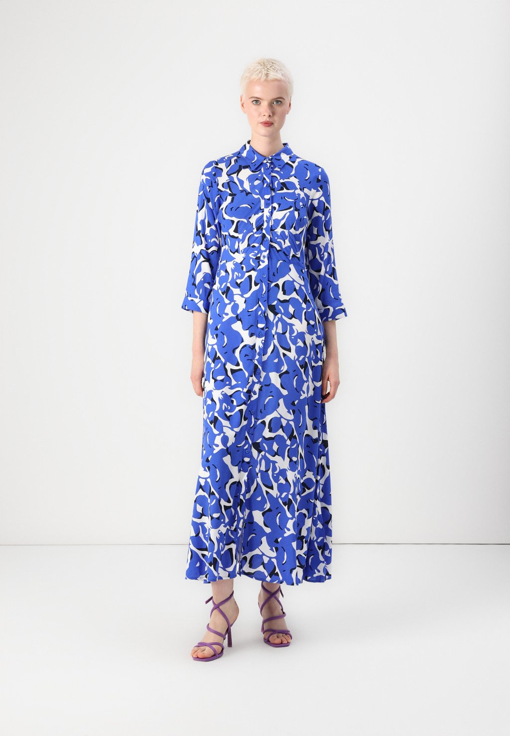 

Платье-рубашка SAVANNA LONG SHIRT DRESS YAS, белый
