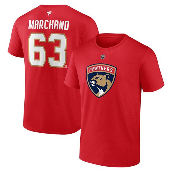 

Футболка с именем и номером Brad Marchand Florida Panthers Fanatics