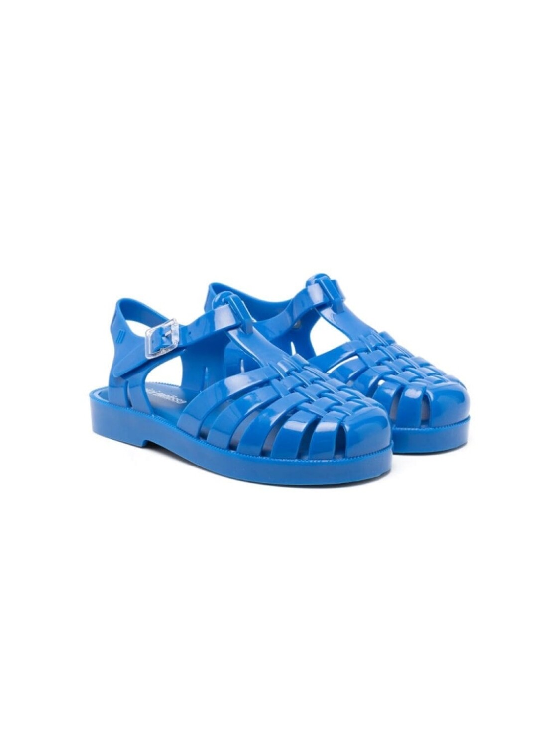 

Mini Melissa резиновые сандалии с закругленным носком, синий