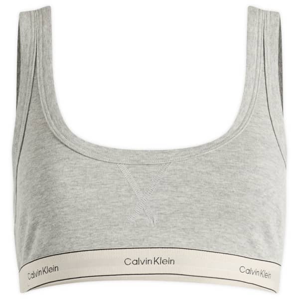 

Бралетт Calvin Klein Heritage без подкладки, серый меланж