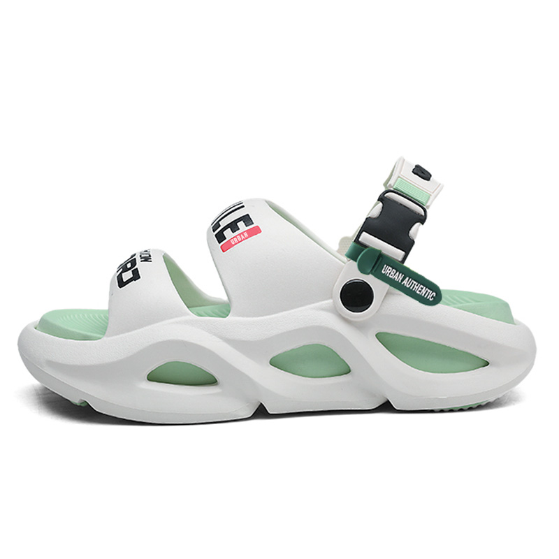 

URBAN AUTHENTIC Пляжные сандалии унисекс бело-мятные, цвет White Mint Green