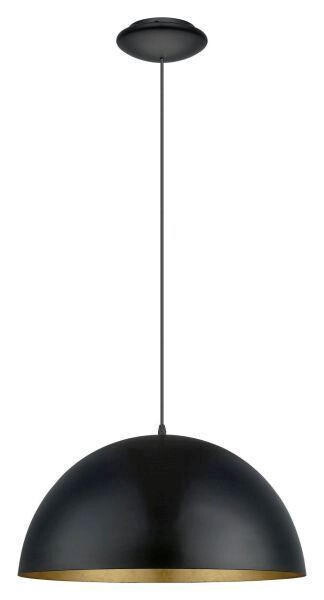 

Подвесной светильник Eglo, 53x150 см, черный/золотой