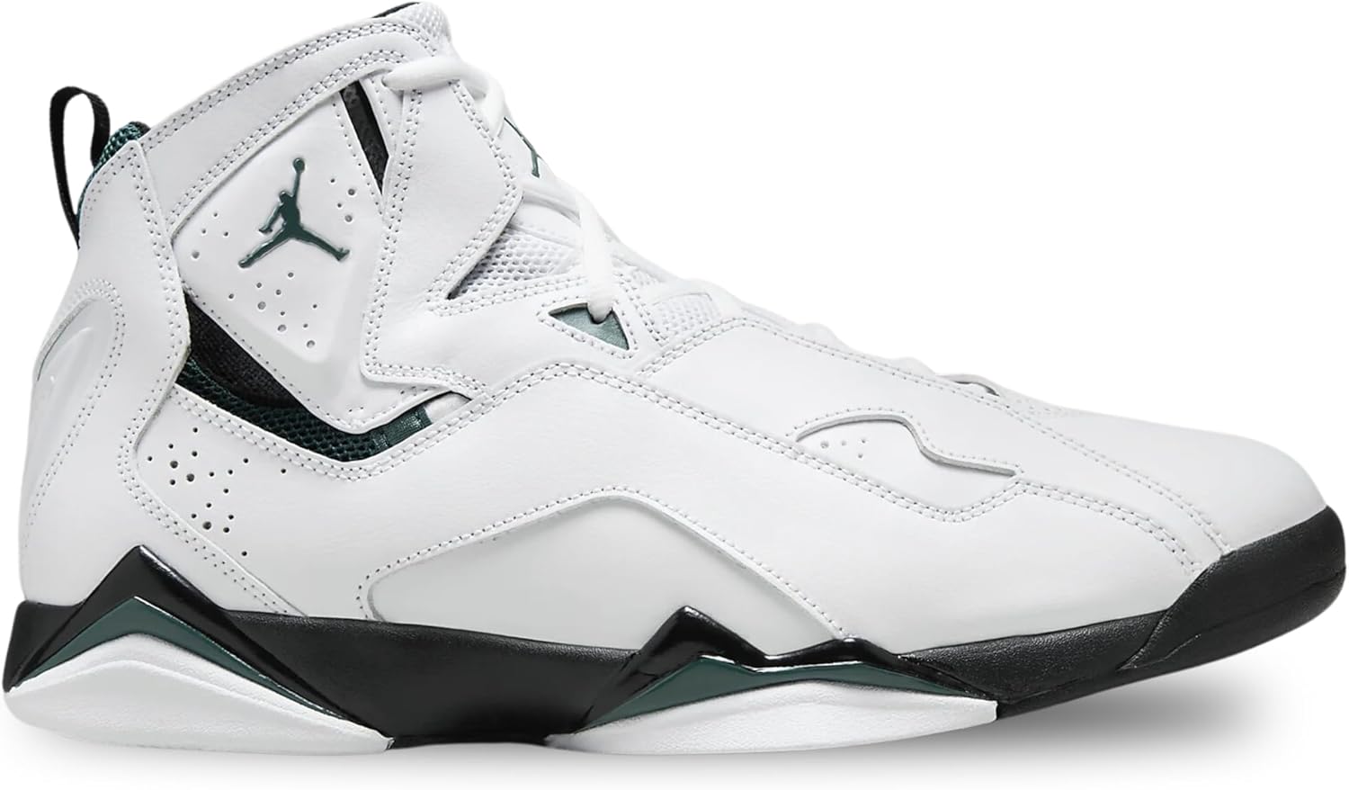 Мужские кроссовки Nike Jordan True Flight, белый/черный/зеленый — фото 2
