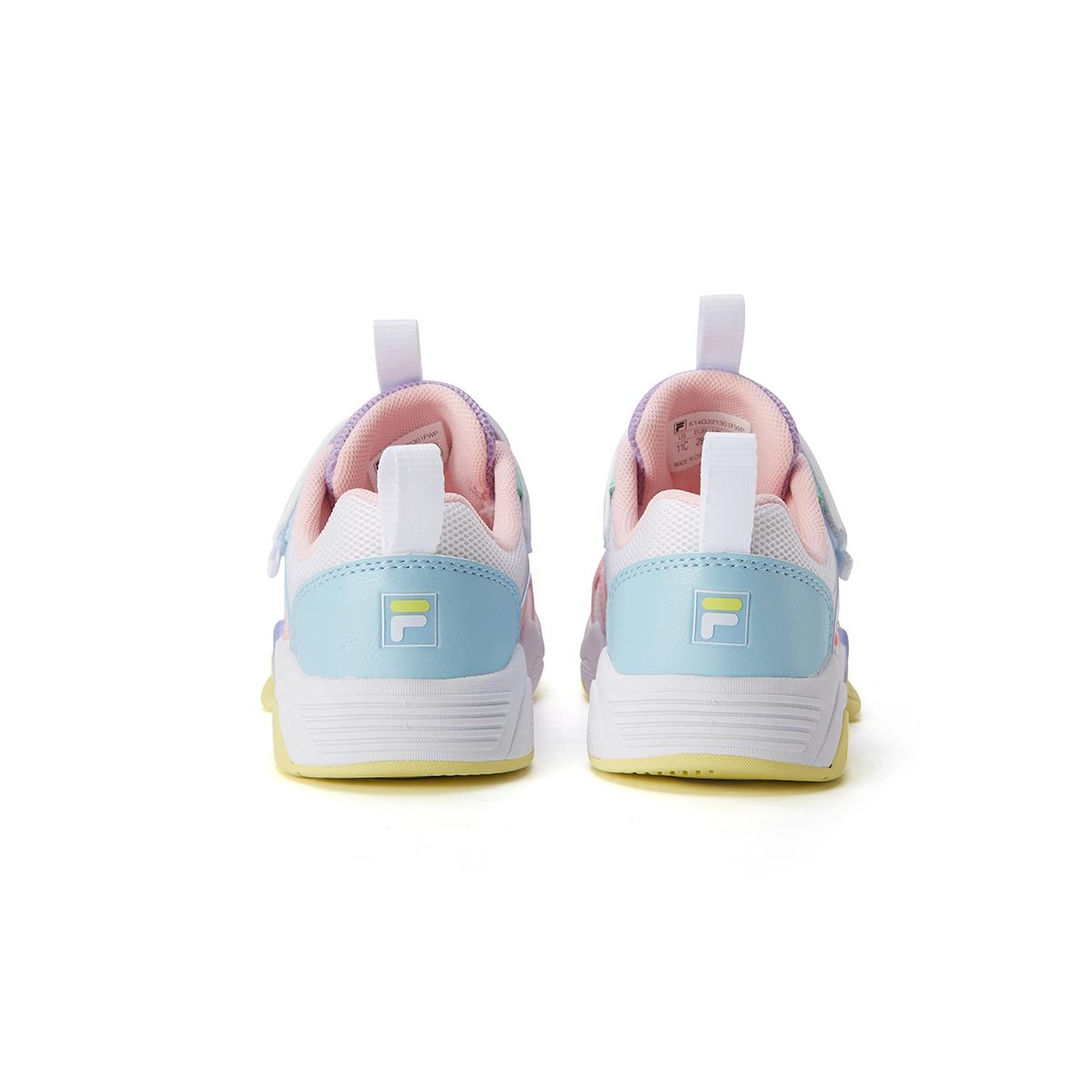 FILA KIDS Низкие детские повседневные кроссовки FILA White/Fresh Pink Kids' — фото 4