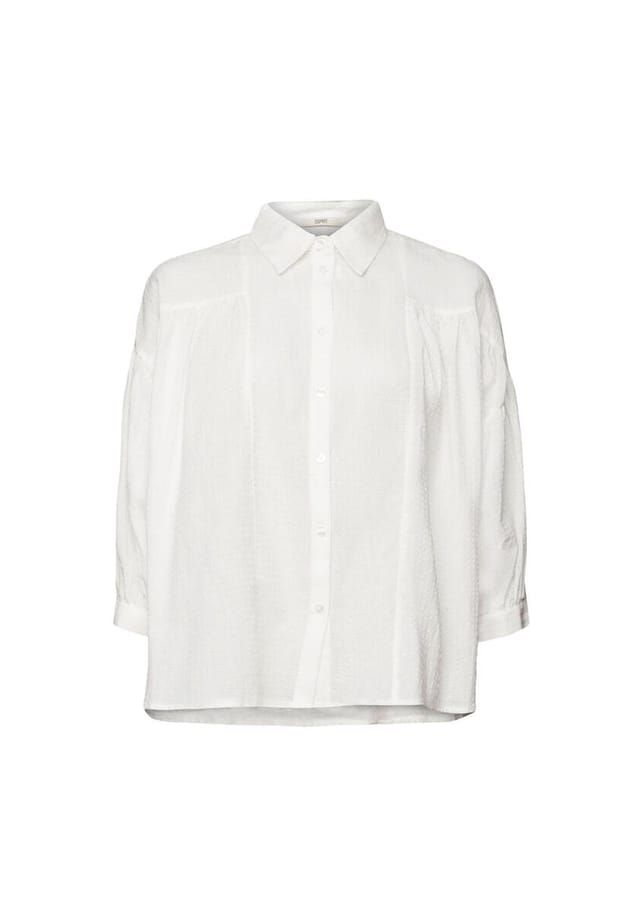 

Блузка с длинными рукавами Esprit, белый