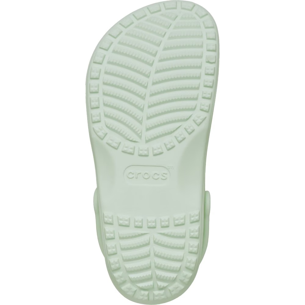 Классические сабо с цветочным вырезом Crocs, цвет jade tint — фото 4