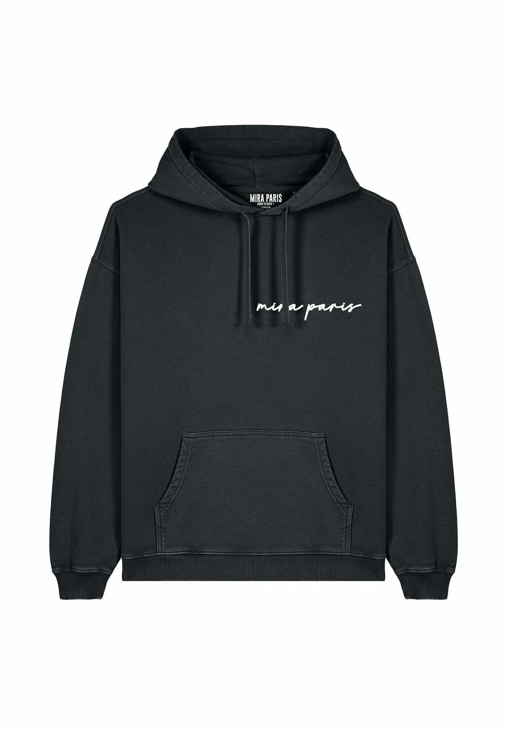 

Толстовка EMBROIDERY UNISEX VINTAGE con cappuccio Mira Paris, металлик черный