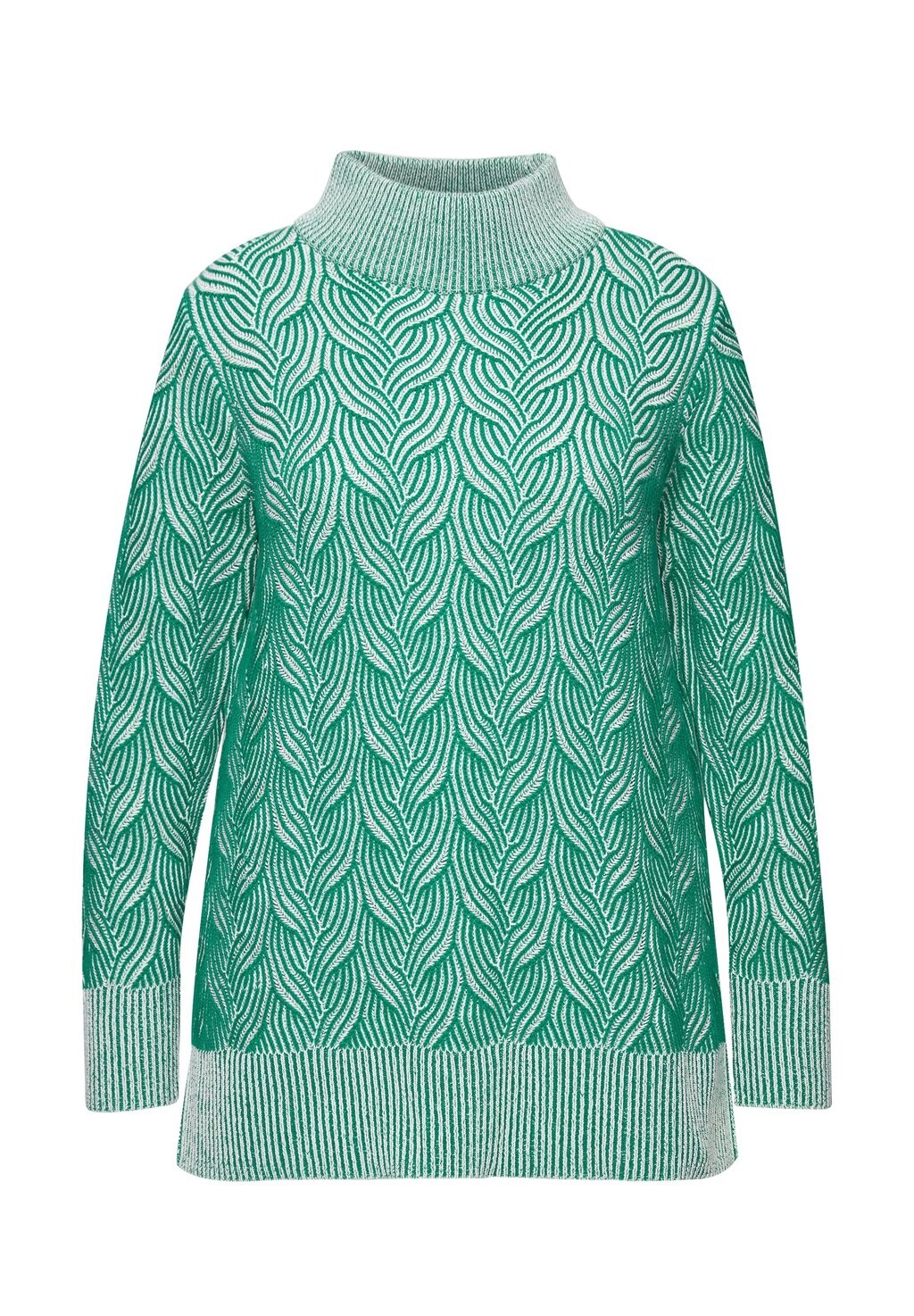 

Джемпер TEXTURED TURTLENECK Ulla Popken, зеленый