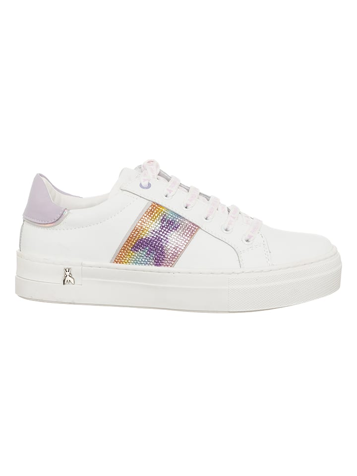 

Кроссовки на шнуровке Patrizia Pepe Leder-Sneakers, белый