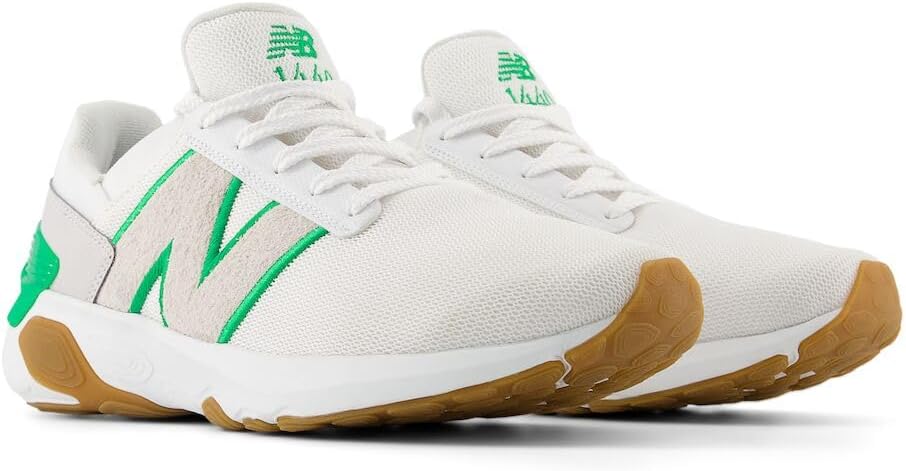 Мужские беговые кроссовки New Balance Fresh Foam X 1440 V1, белый/зеленый — фото 4