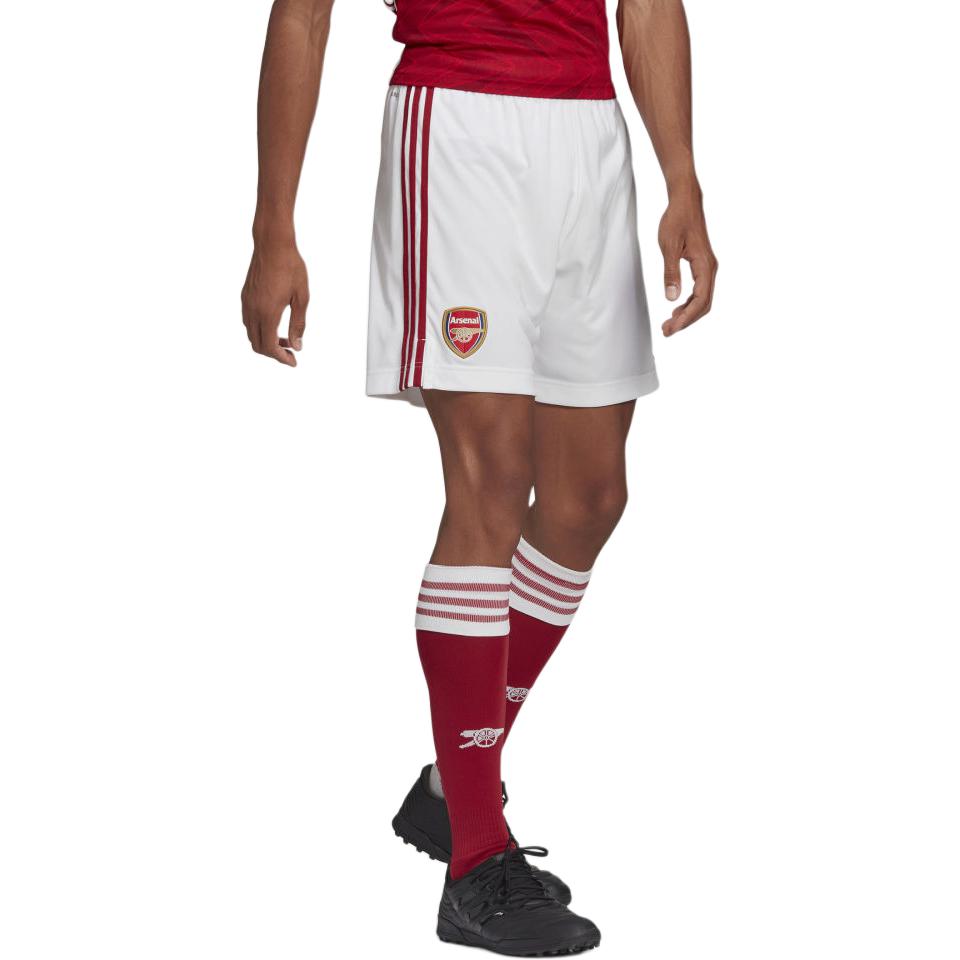 Мужские белые футбольные брюки Arsenal Adidas — фото 4