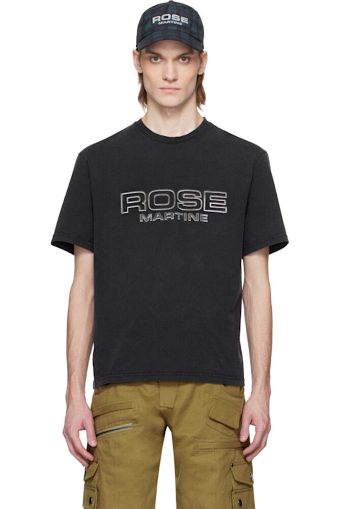 

Черная классическая футболка Martine Rose