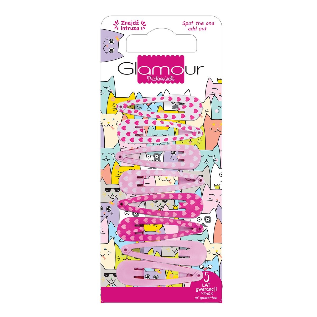 

Inter-vion, Glamour, Детские заколки для волос, 8 шт