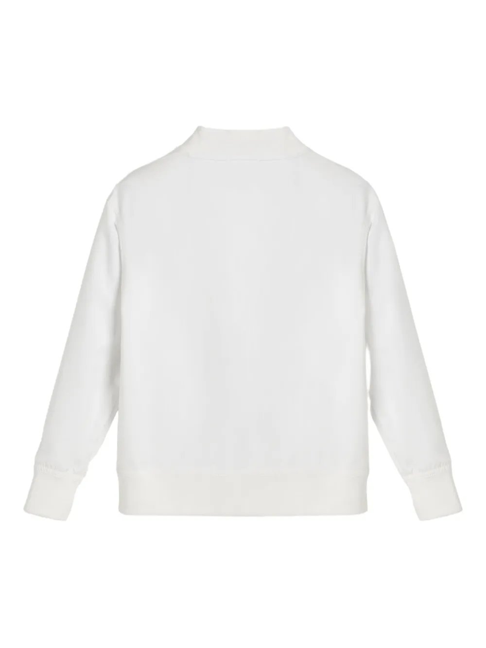 Толстовка из смесового хлопка Brunello Cucinelli Kids, белый — фото 2