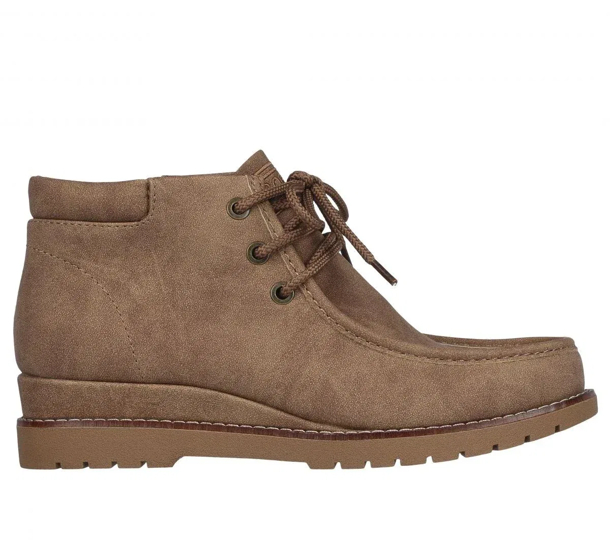 Мужские ботильоны на танкетке BOBS By Skechers Chill Wedge Elevated Bliss коричневого цвета RHS7688
