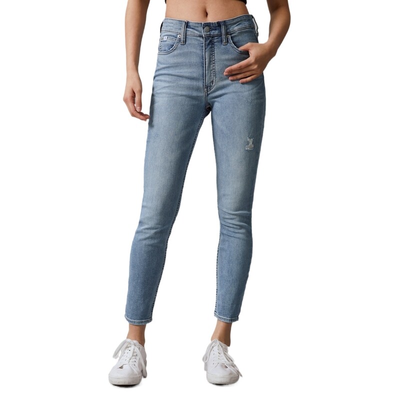 Женские джинсы Calvin Klein, цвет 1A4 - Denim Light Blue — фото 3