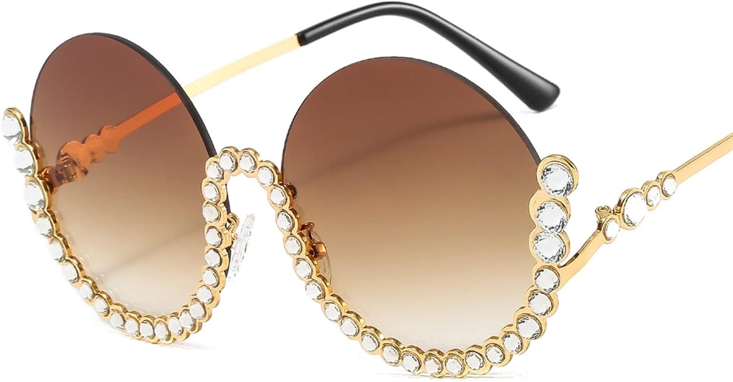 

Женские декоративные солнцезащитные очки Diamond 2027 в ретро-стиле с большой оправой, для отдыха на природе, пляжа и вечеринок (Цвет: C, Размер: Средний) MTZJH, One Color