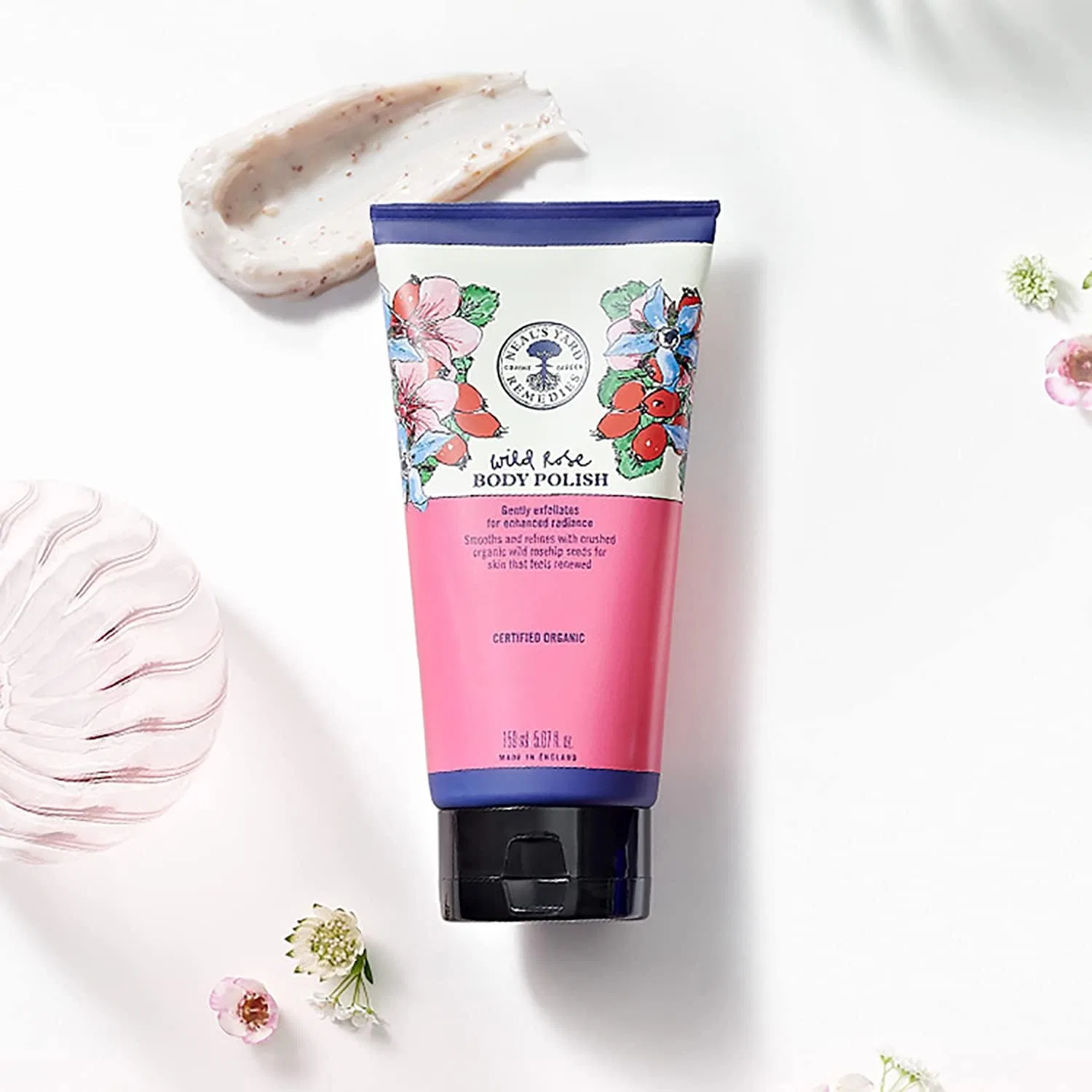 Скраб для тела Нилс Ярд Ремедиз Wild Rose, 150 мл Neal'S Yard Remedies — фото 2
