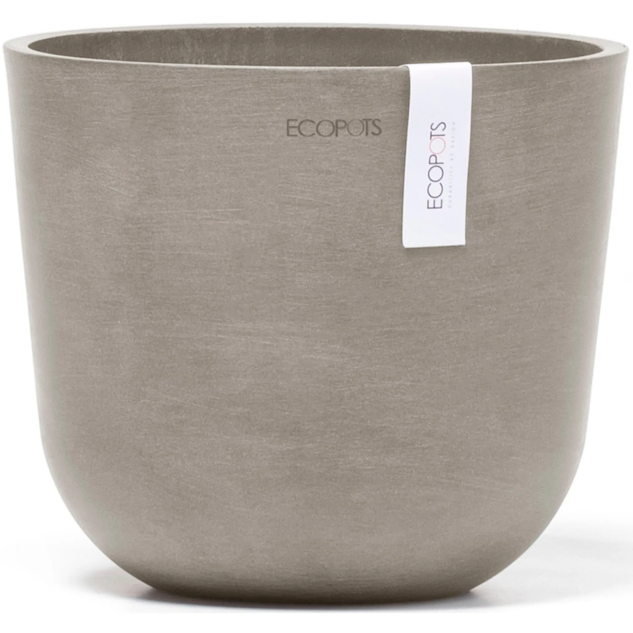 

Цветочный горшок ECOPOTS «Oslo 19 Taupe», для внутреннего использования, серо-коричневый