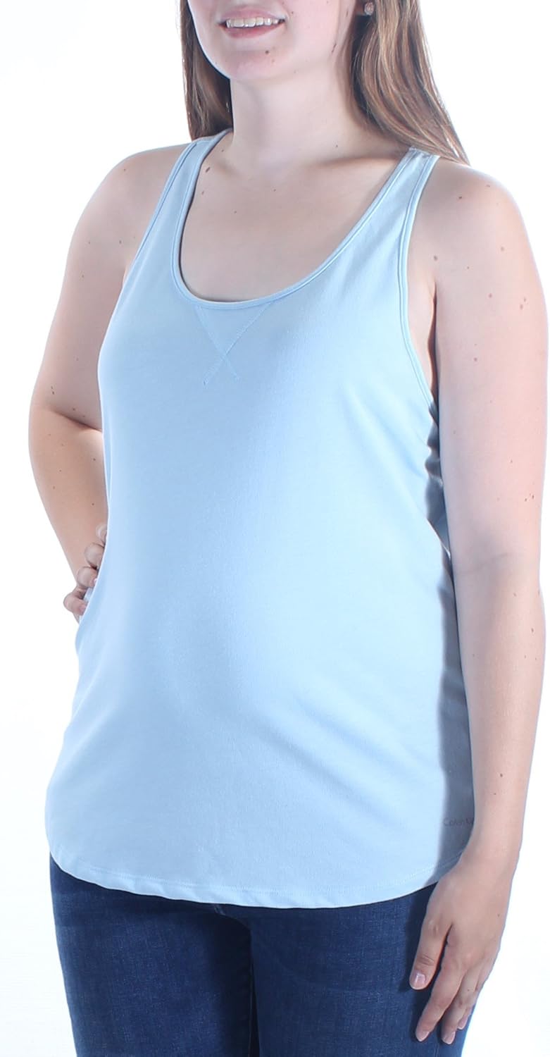 

Женская майка для сна Calvin Klein Impact French Terry, Minimal Blue