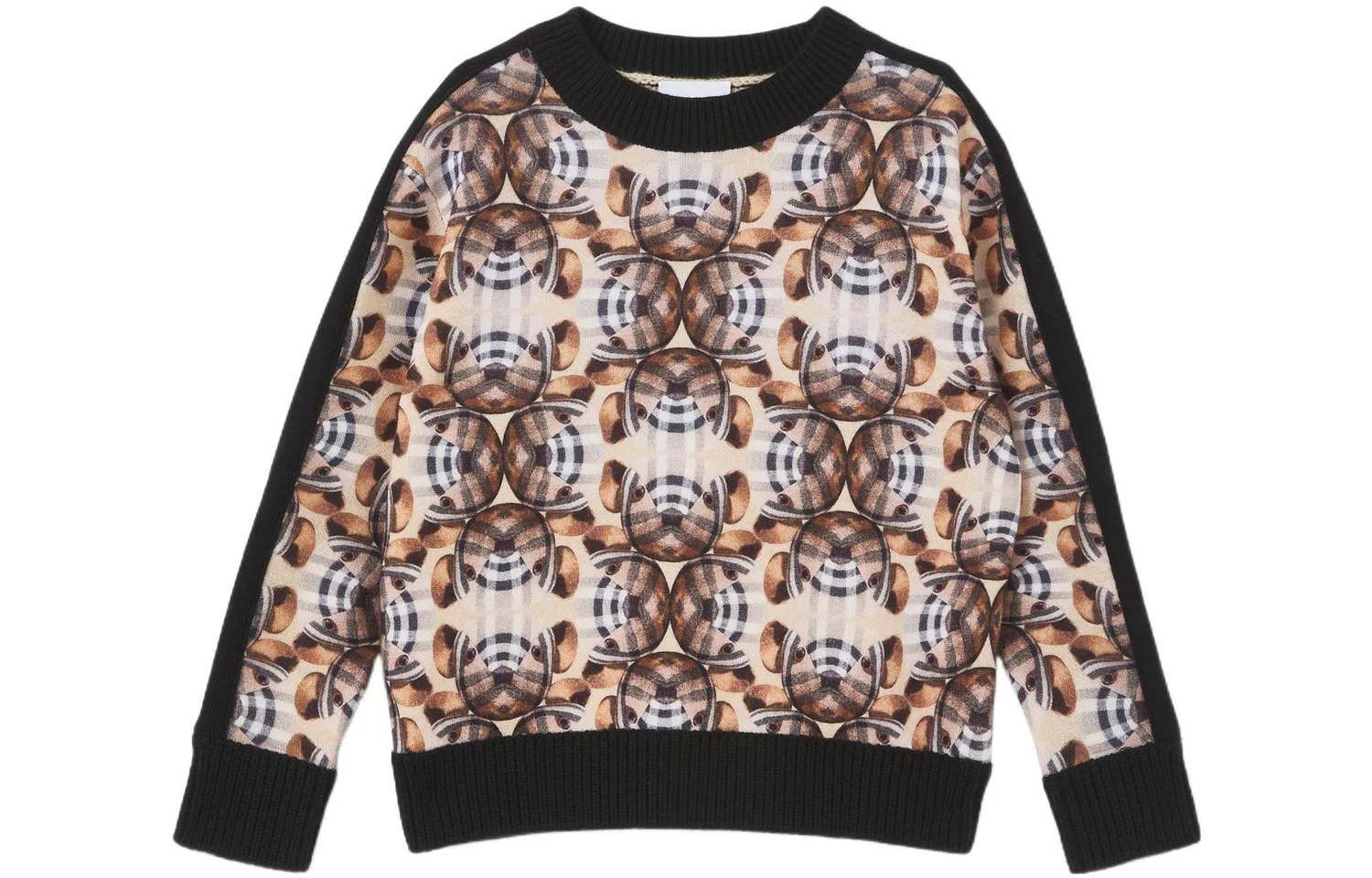 Детский свитер с круглым вырезом Burberry, Soft Tawny