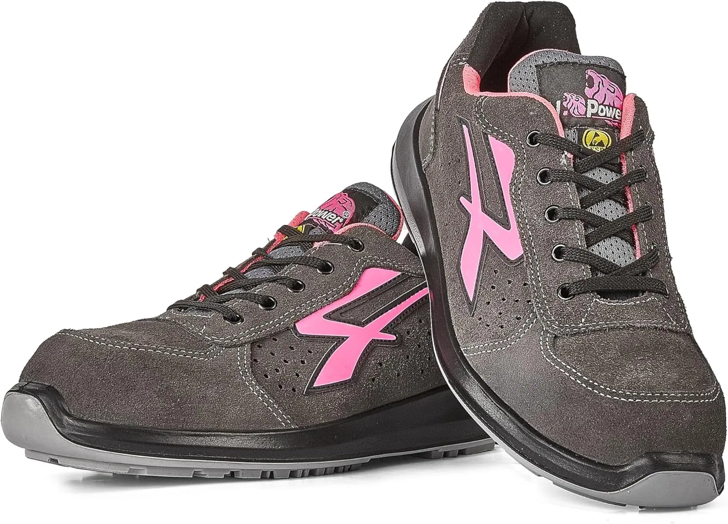 Защитная обувь U Power Unisex Electra S ESD S1ps Fo Sr, Bleigrau Fuchsia — фото 4