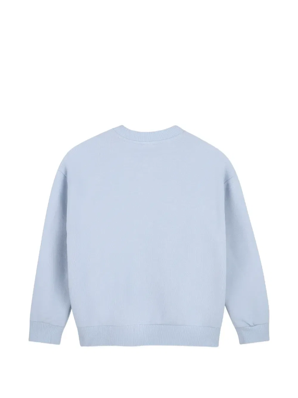 Свитер с круглым вырезом и принтом Tiger Kenzo Kids, синий — фото 2