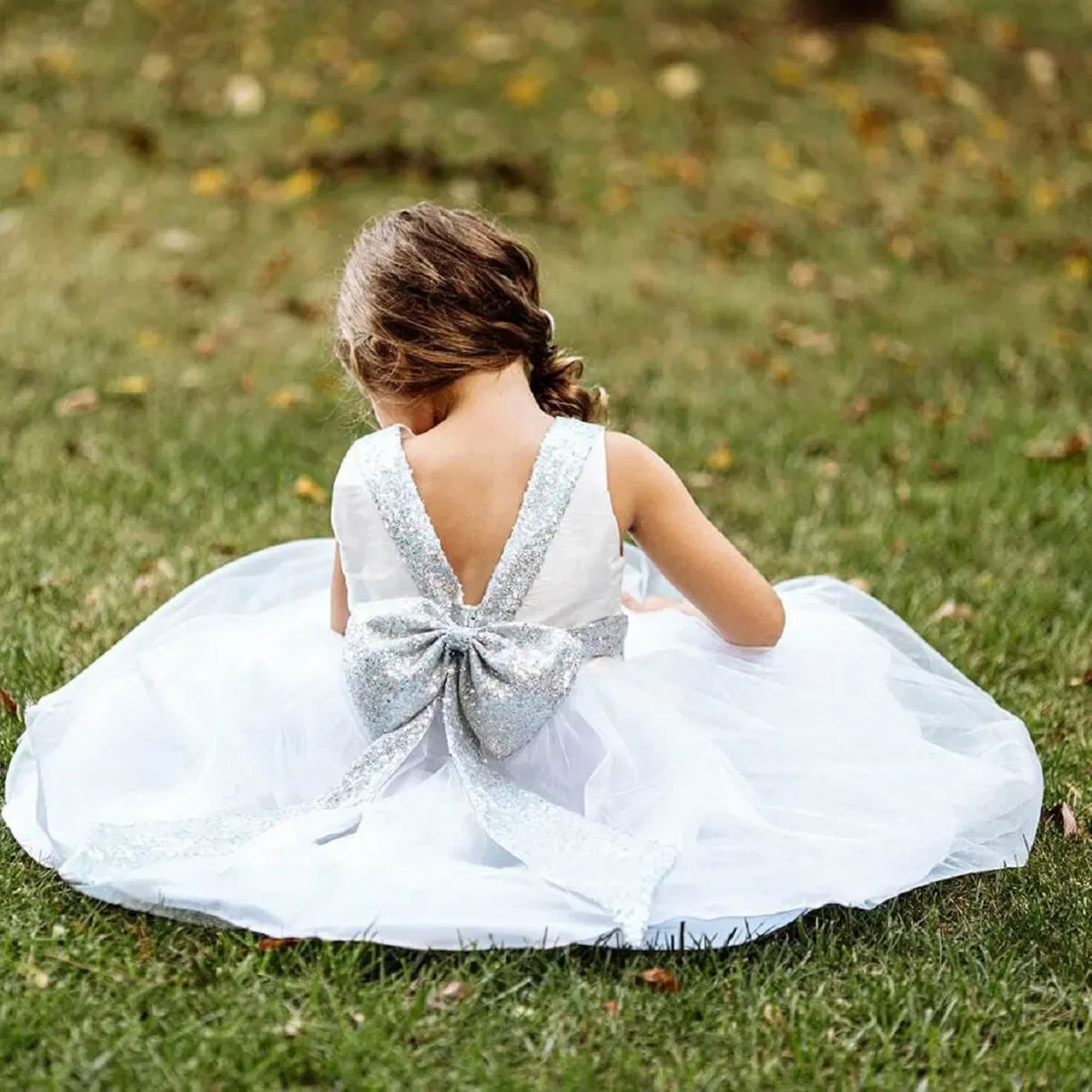 Платье Belle of the Ball Uk Flower Girl Boutique, White