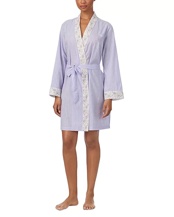 Женский халат с поясом Kimono Fashion Lawn Wrap Robe Ralph Lauren, Lilac