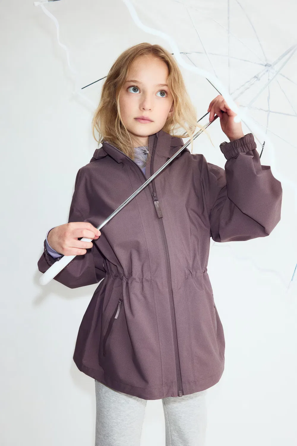 Дождевая куртка с защитой от дождя Stormmove H&M, Lila-Graubraun — фото 2