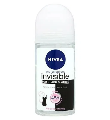 No brand Антиперспирант-дезодорант Nivea Invisible Black & White Clear 48hr, 50 мл