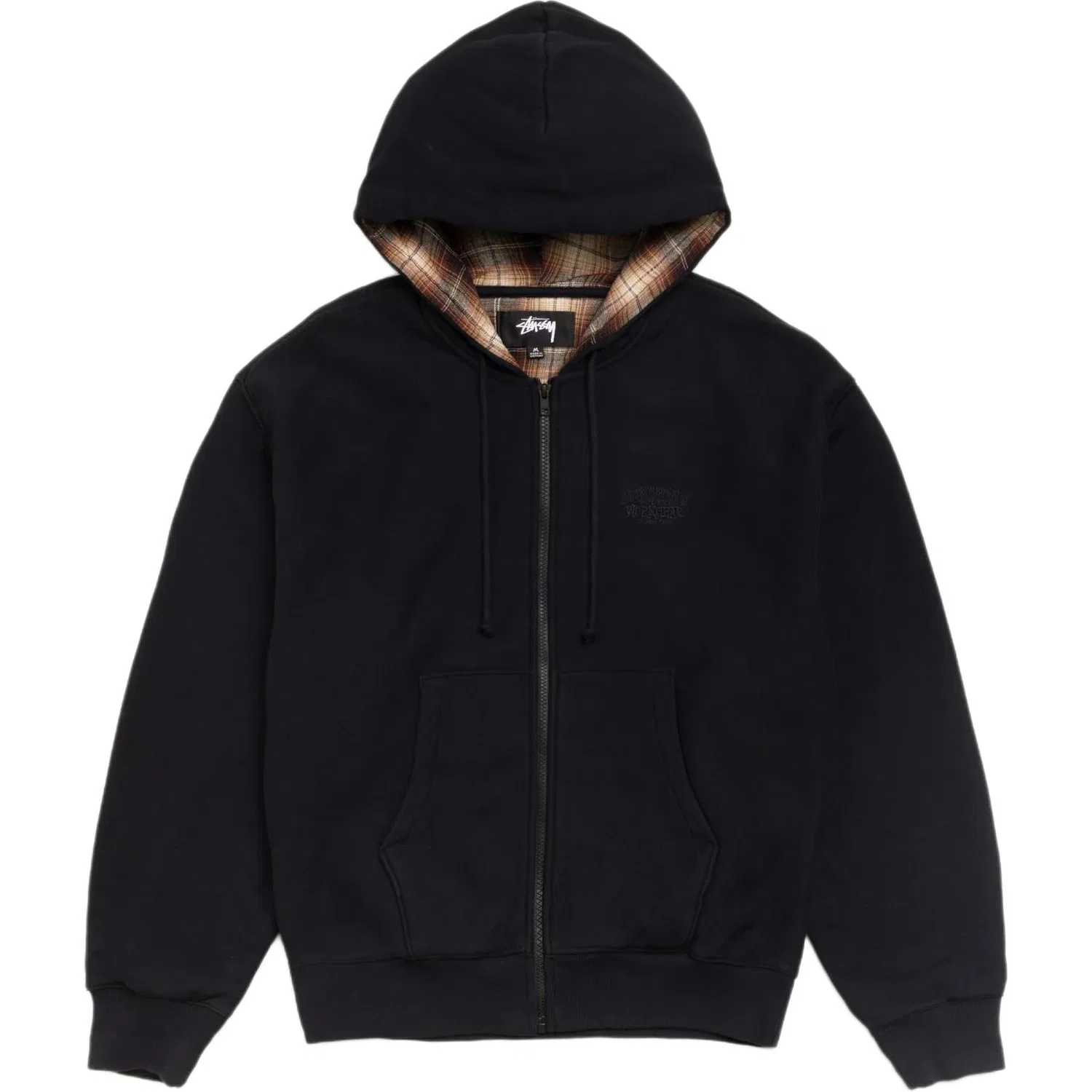 Детский худи с капюшоном средней посадки Stussy, Gray — фото 4