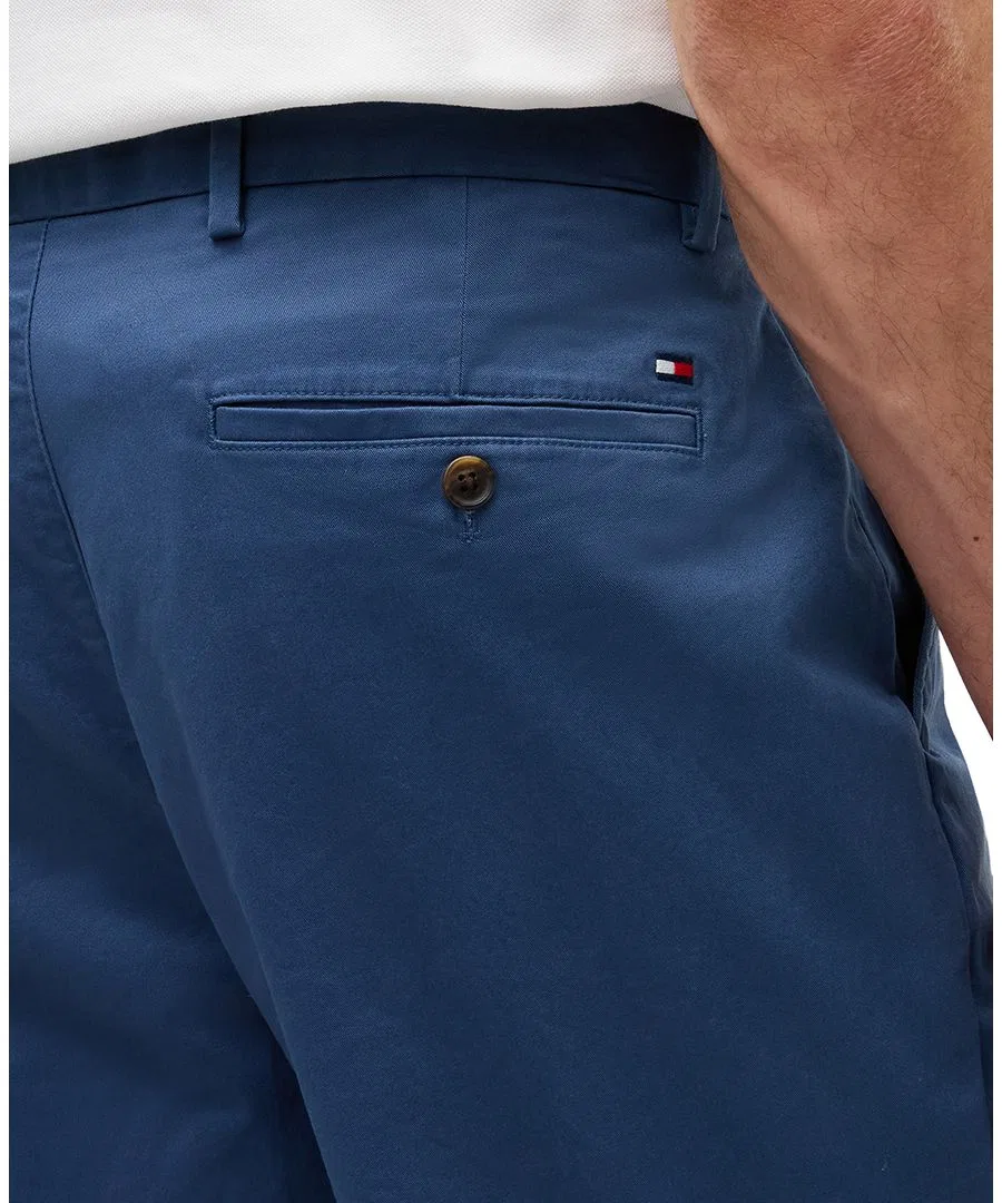 Брюки чинос на пуговицах и молнии Tommy Hilfiger, Aegean Sea — фото 3