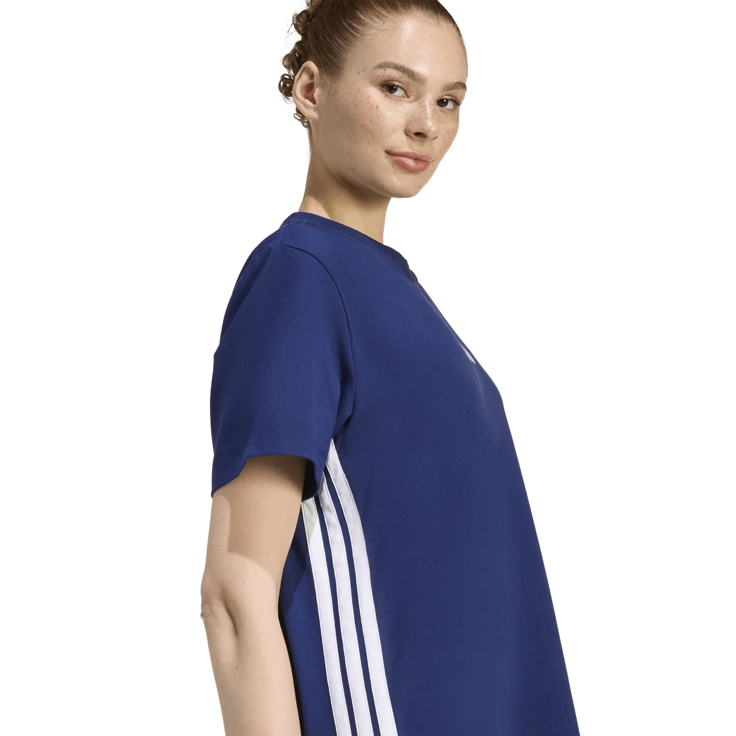 Женское платье свободного кроя Adidas, синий — фото 4