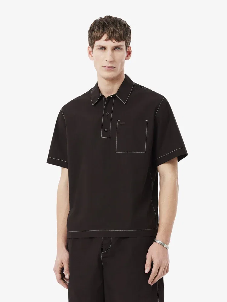 Футболка с поло LACOSTE, Brown